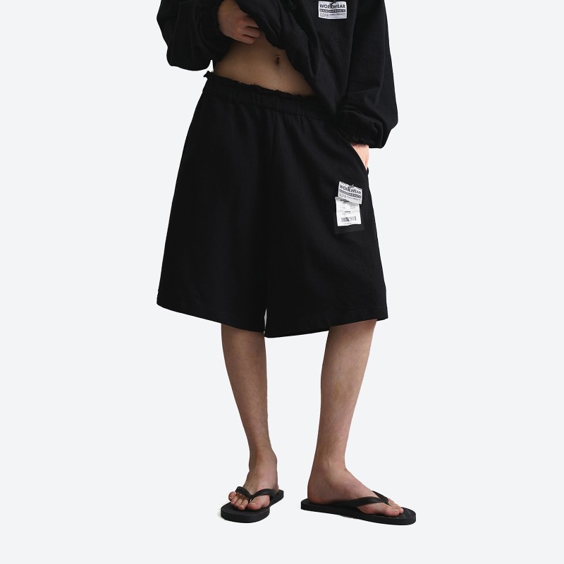 Receipt Ripped Shorts